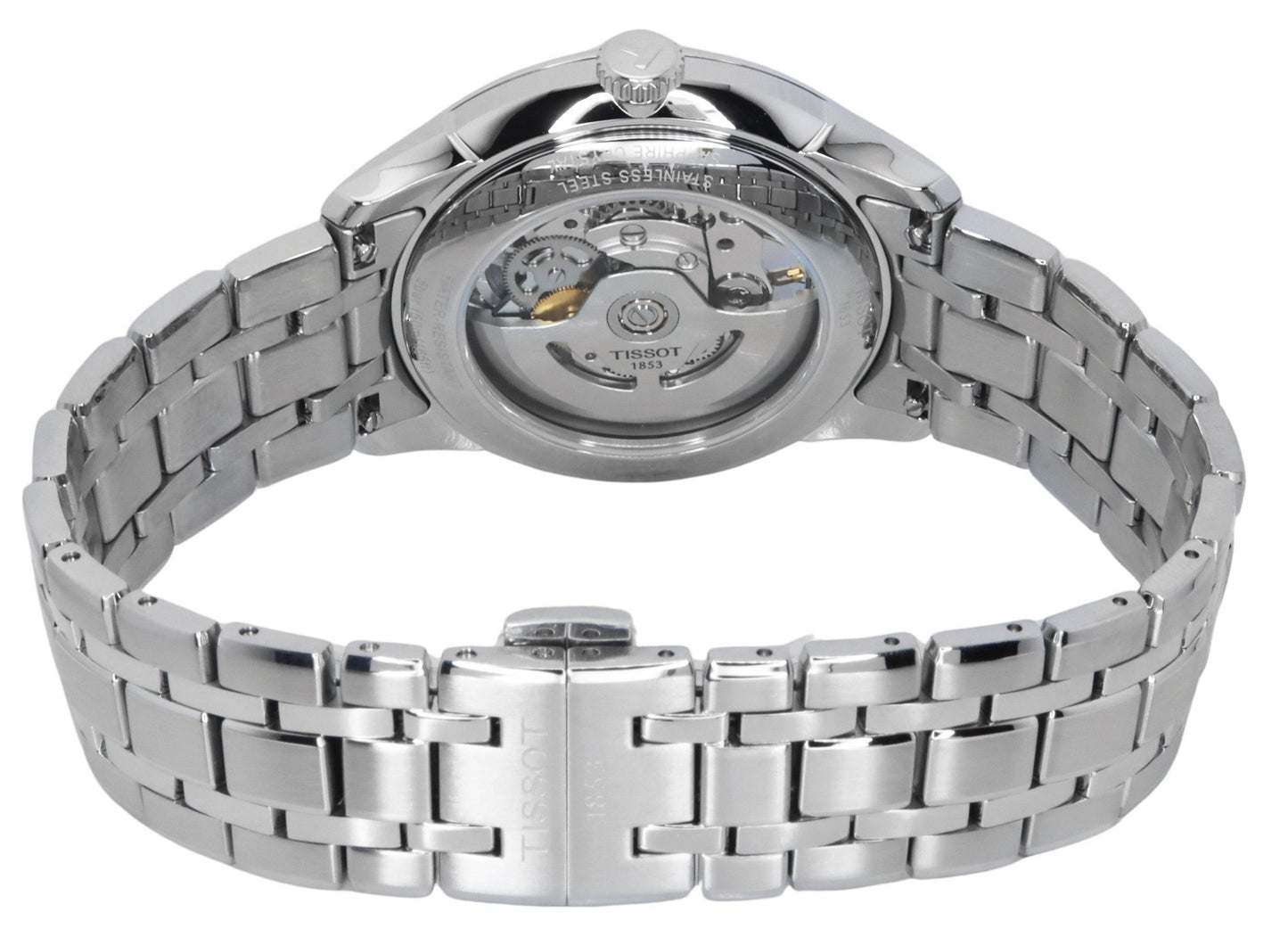 Tissot Chemin Des Tourelles Edelstahl Blue Skelett-Zifferblatt Automatik T139.836.11.048.00 Herrenuhr