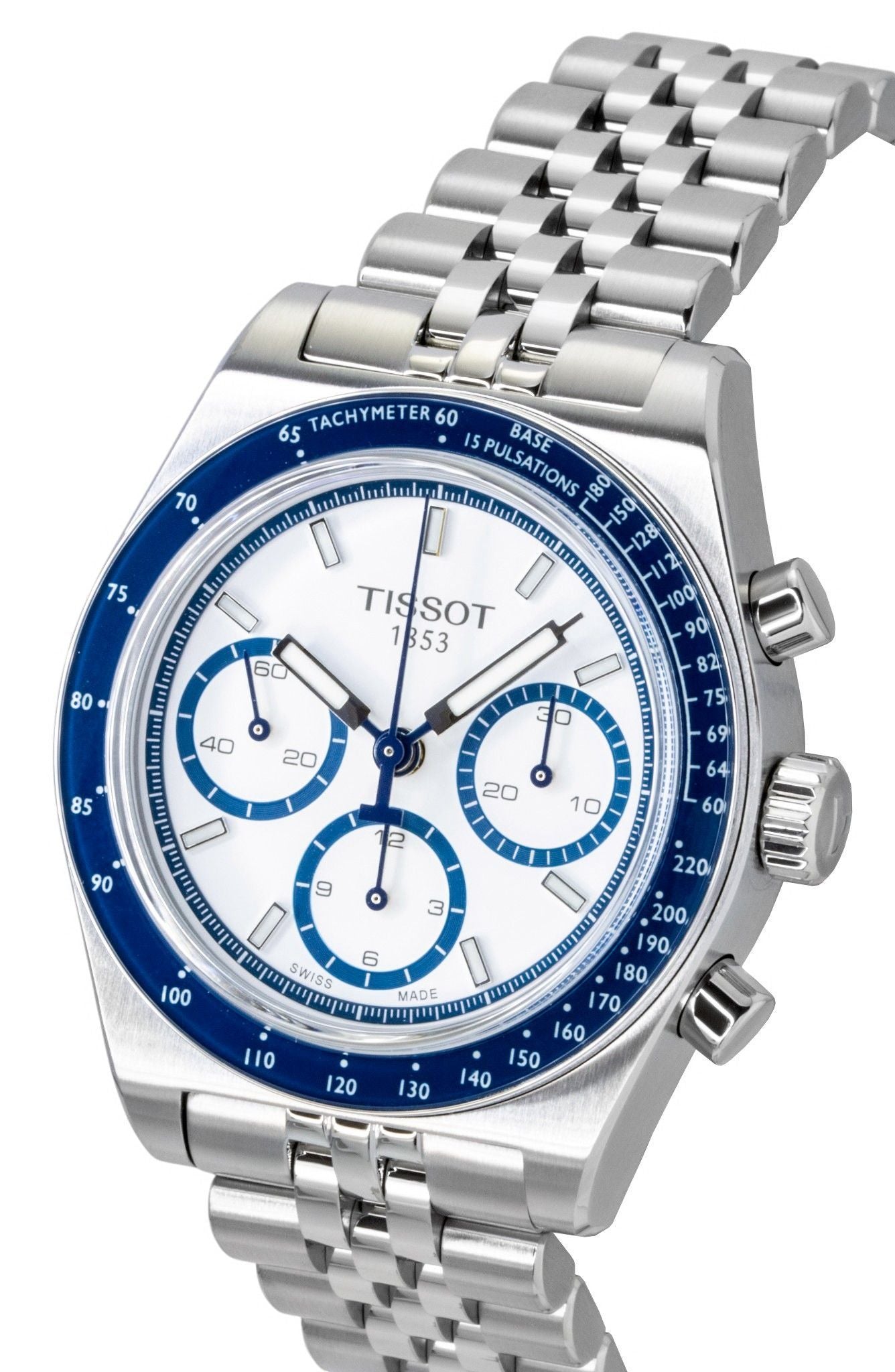 Tissot PR516 Chronograph Edelstahl White Dial Automatik T149.462.11.011.00 100M Herrenuhr