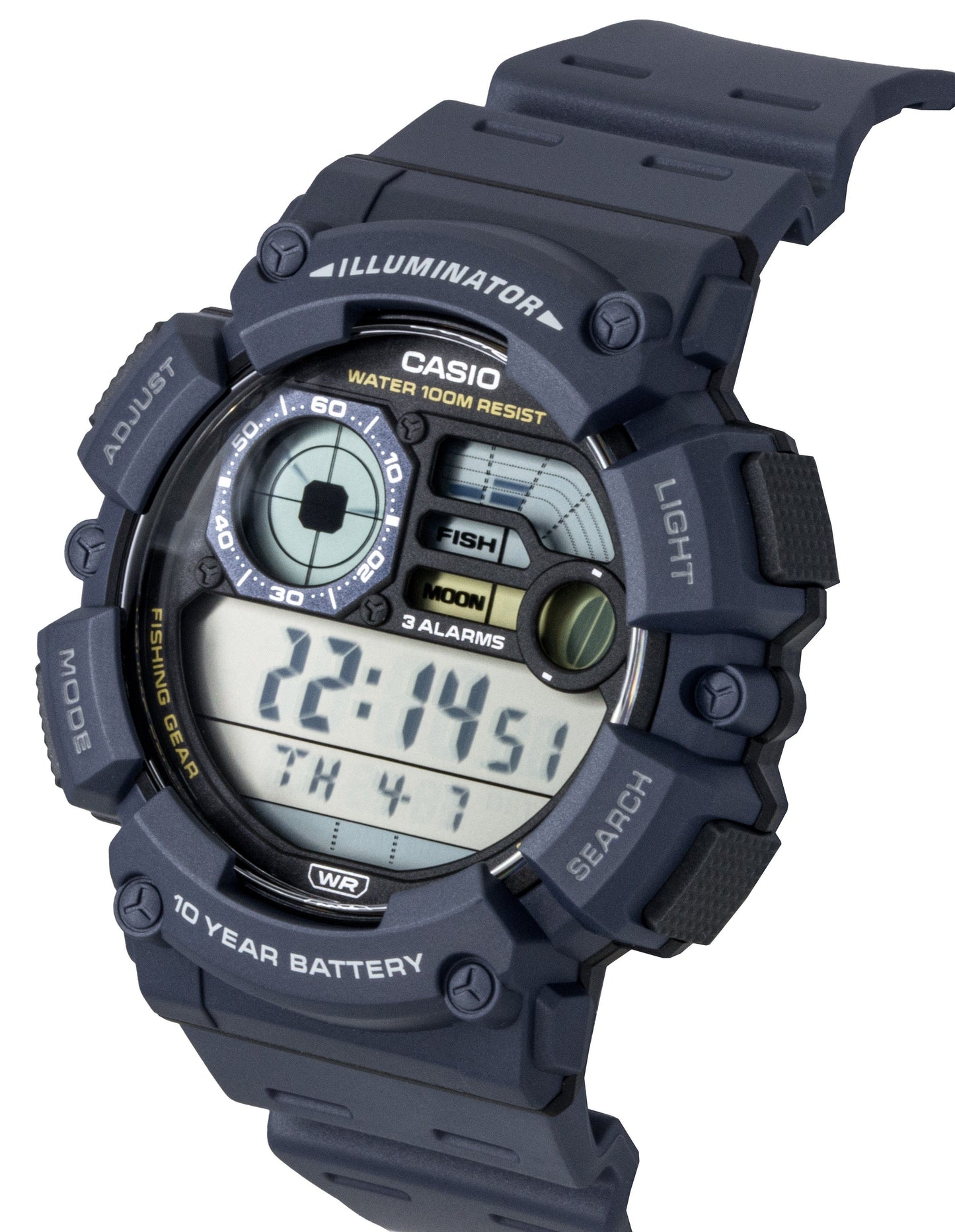 Casio Youth Digital Resin Strap Quarz WS-1500H-2AV 100M Herrenuhr