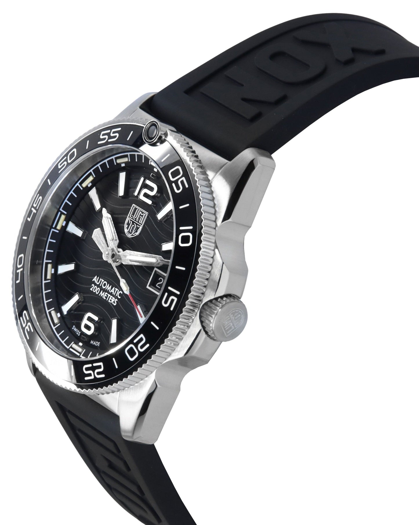 Luminox Pacific Diver Rubber Strap Schwarzes Zifferblatt Automatik XS.3101 200M Herrenuhr
