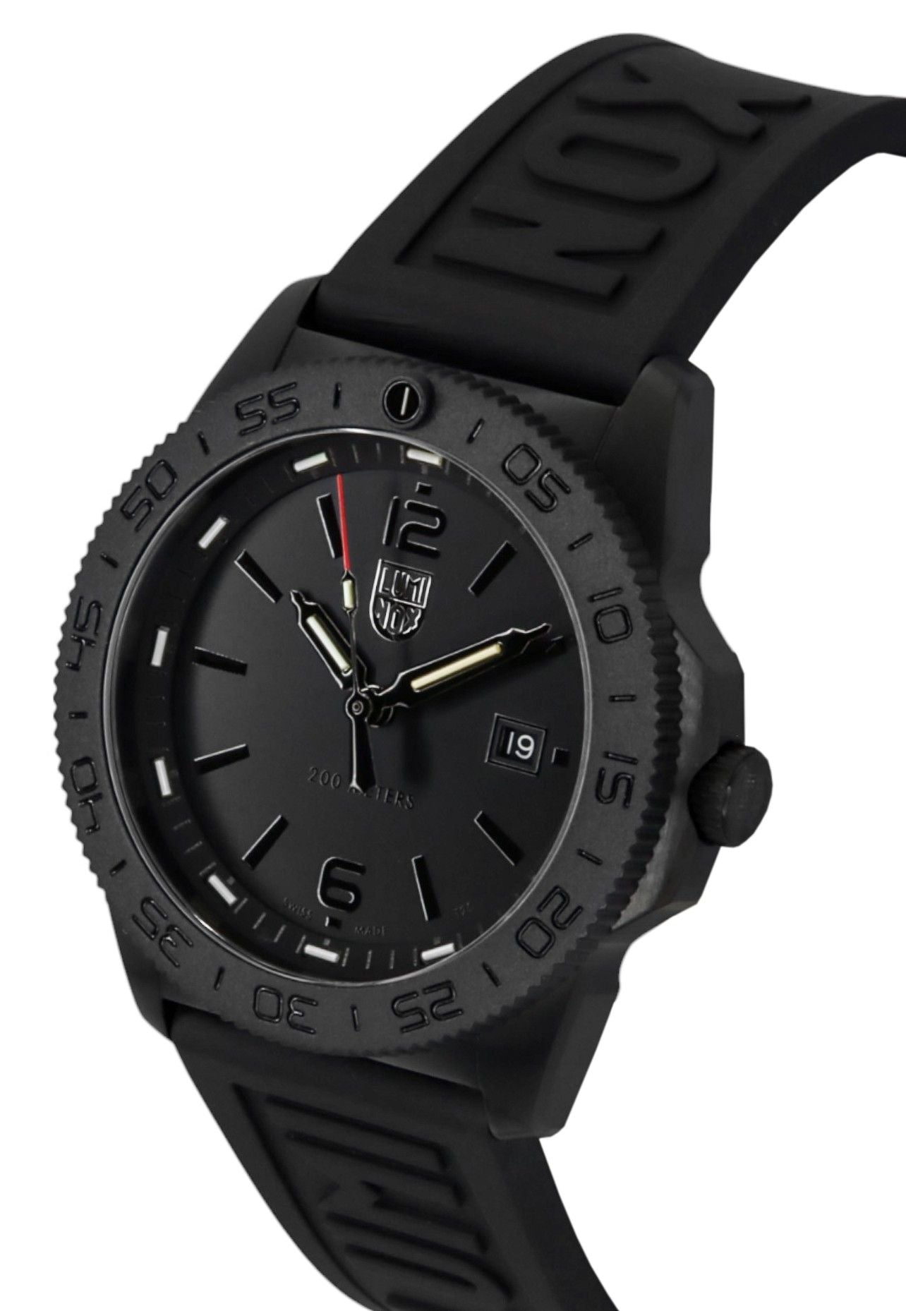 Luminox Pacific Diver Rubber Strap Schwarzes Zifferblatt Quarz XS.3121.BO.1 200M Herrenuhr
