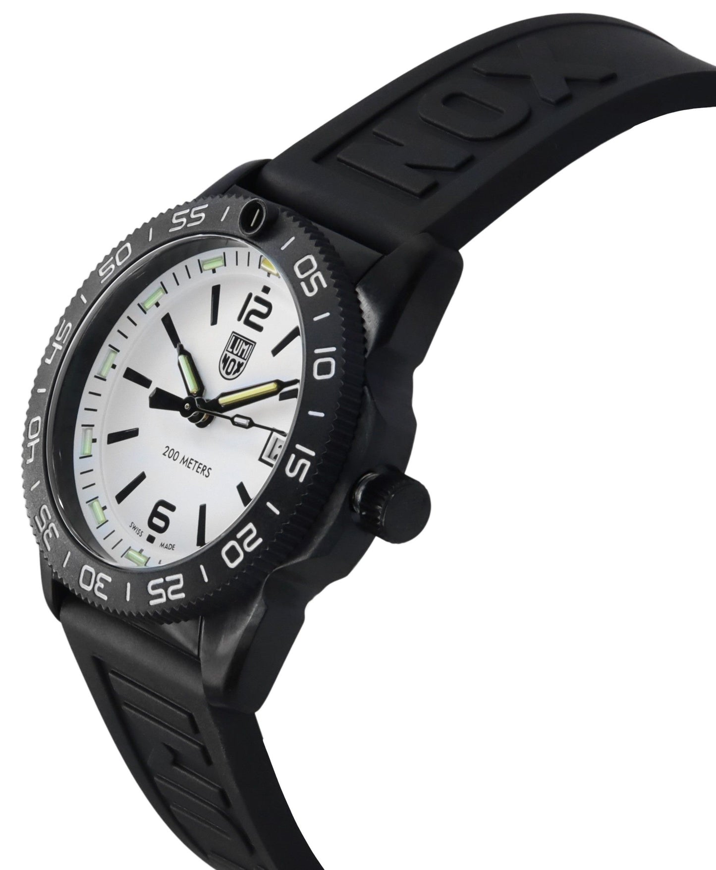 Luminox Pacific Diver Ripple Rubber Strap White Dial Quarz XS.3127M 200M Herrenuhr