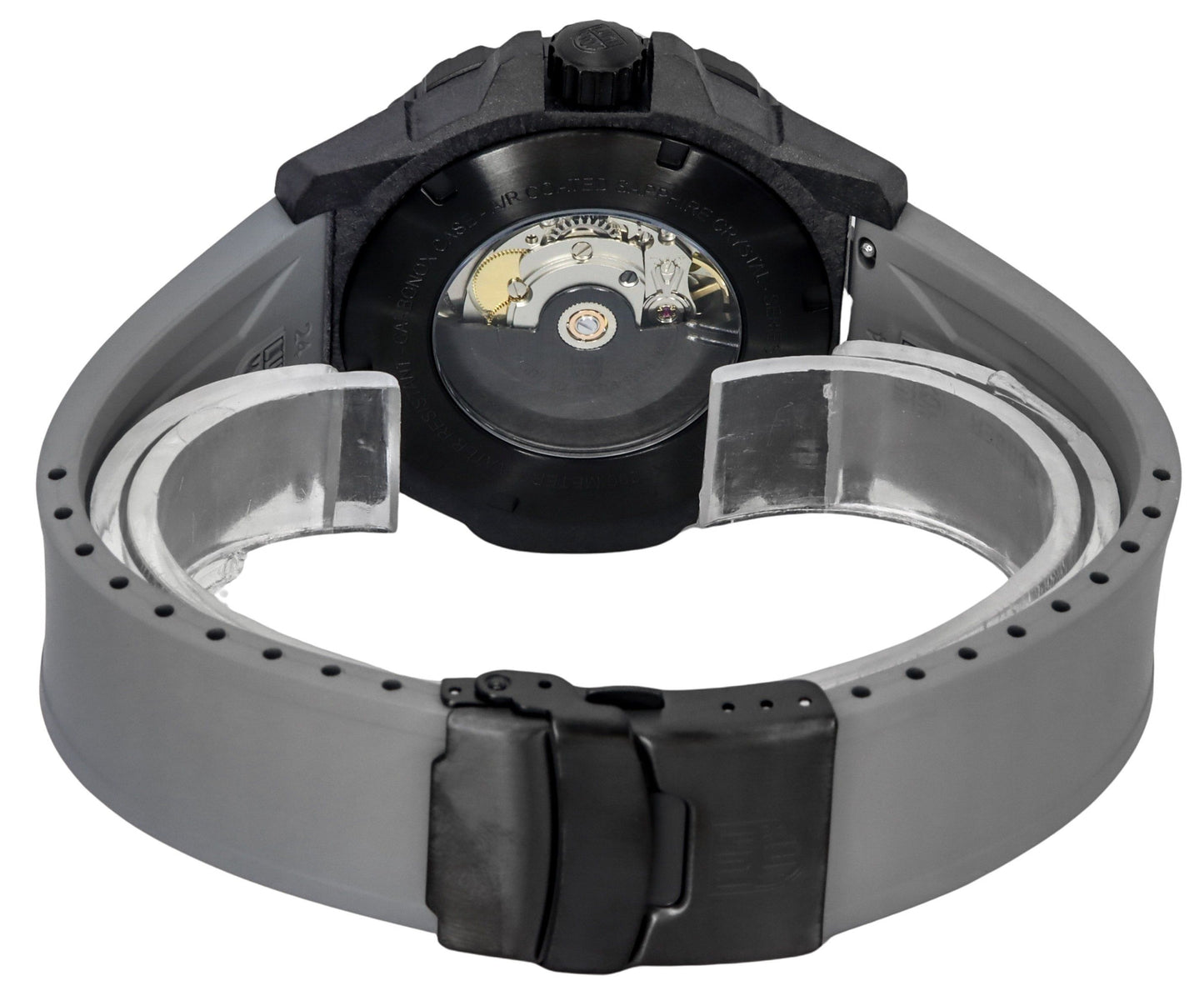Luminox Master Carbon SEAL Grey Rubber Strap Schwarzes Zifferblatt Swiss Automatik Taucher XS.3862 200M Herrenuhr