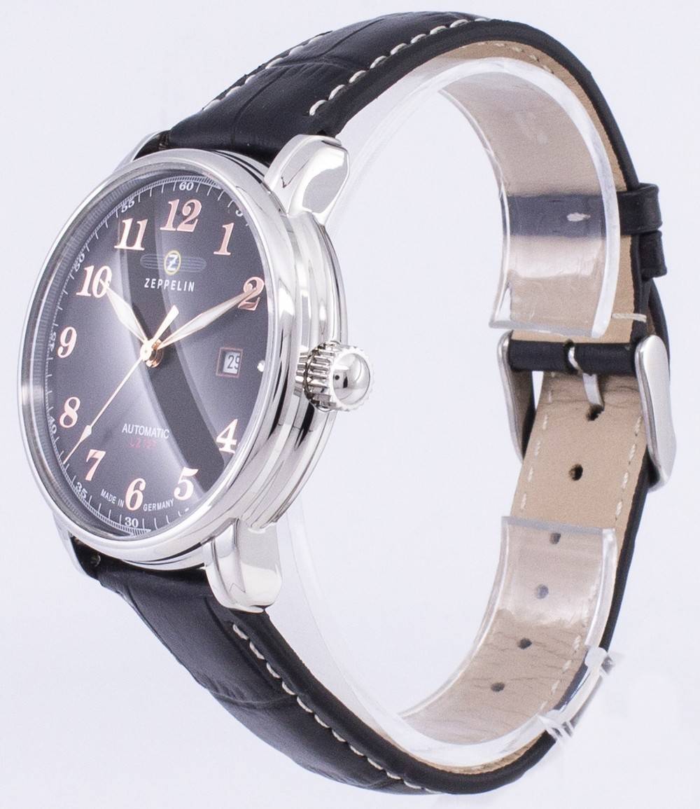 Zeppelin Series LZ127 Graf Automatik Germany Made 7656-2 76562 Herrenuhr