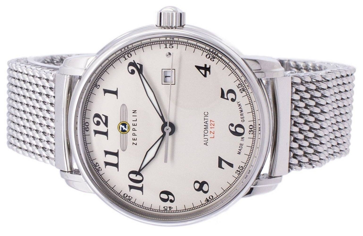 Zeppelin Series LZ127 Graf Automatik Germany Made 7656M-5 7656M5 Herrenuhr