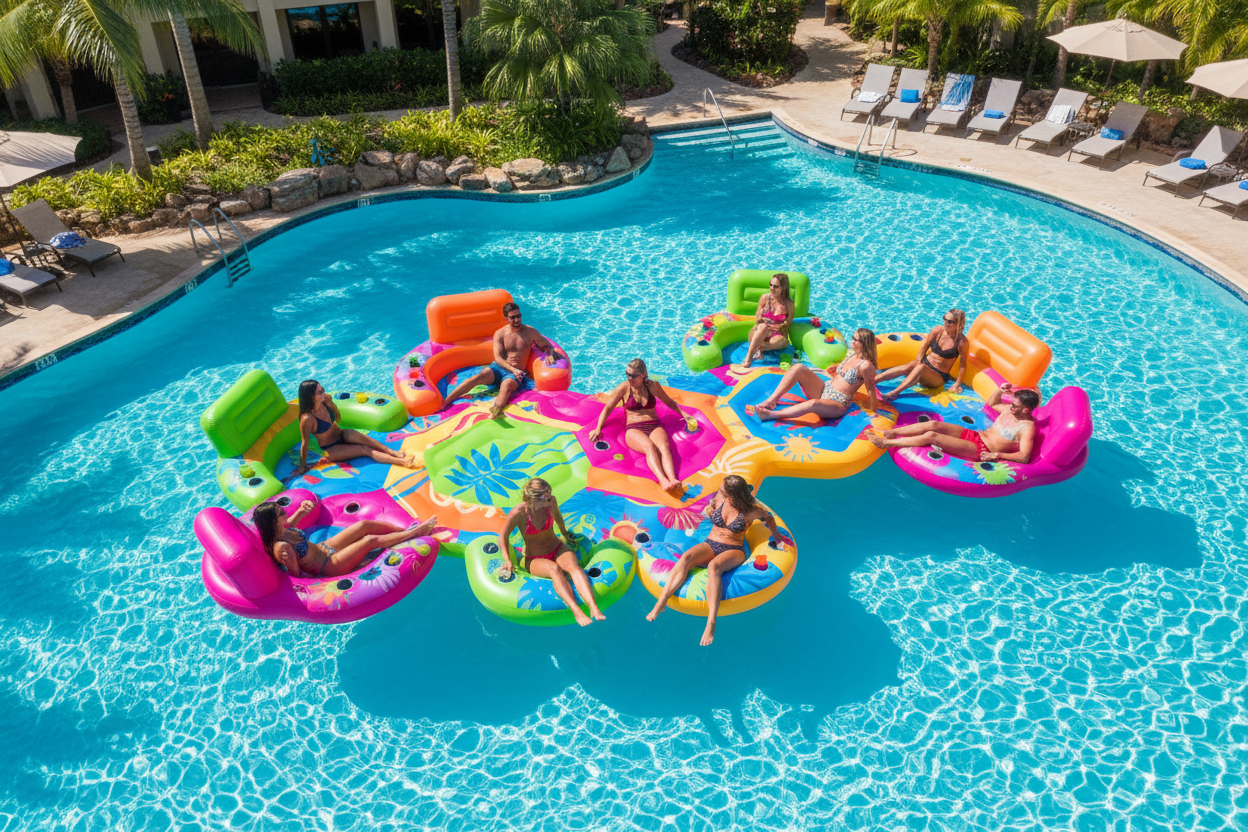 Badeinseln & Schwimmliegen