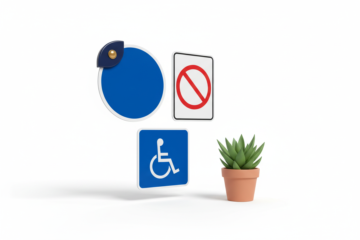 Parkplatzschilder Kategoriebild
