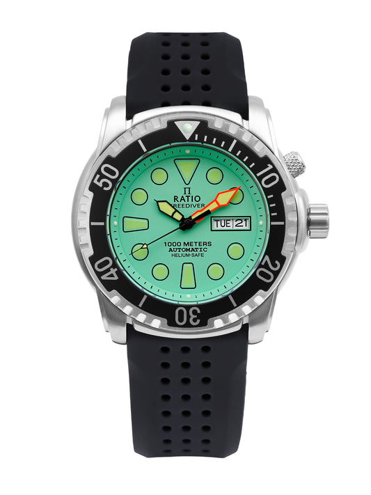 Ratio FreeDiver Helium-Safe 1000M Sapphire Automatik 1068HA90-34VA-MGRN Herrenuhr