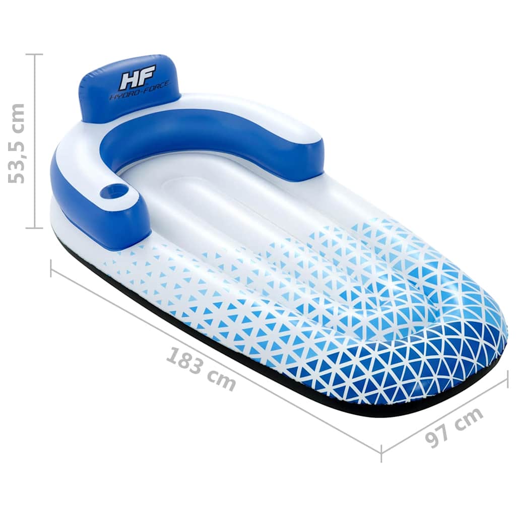 Bestway Hydro Force Schwimmliege 183x97 cm Blau