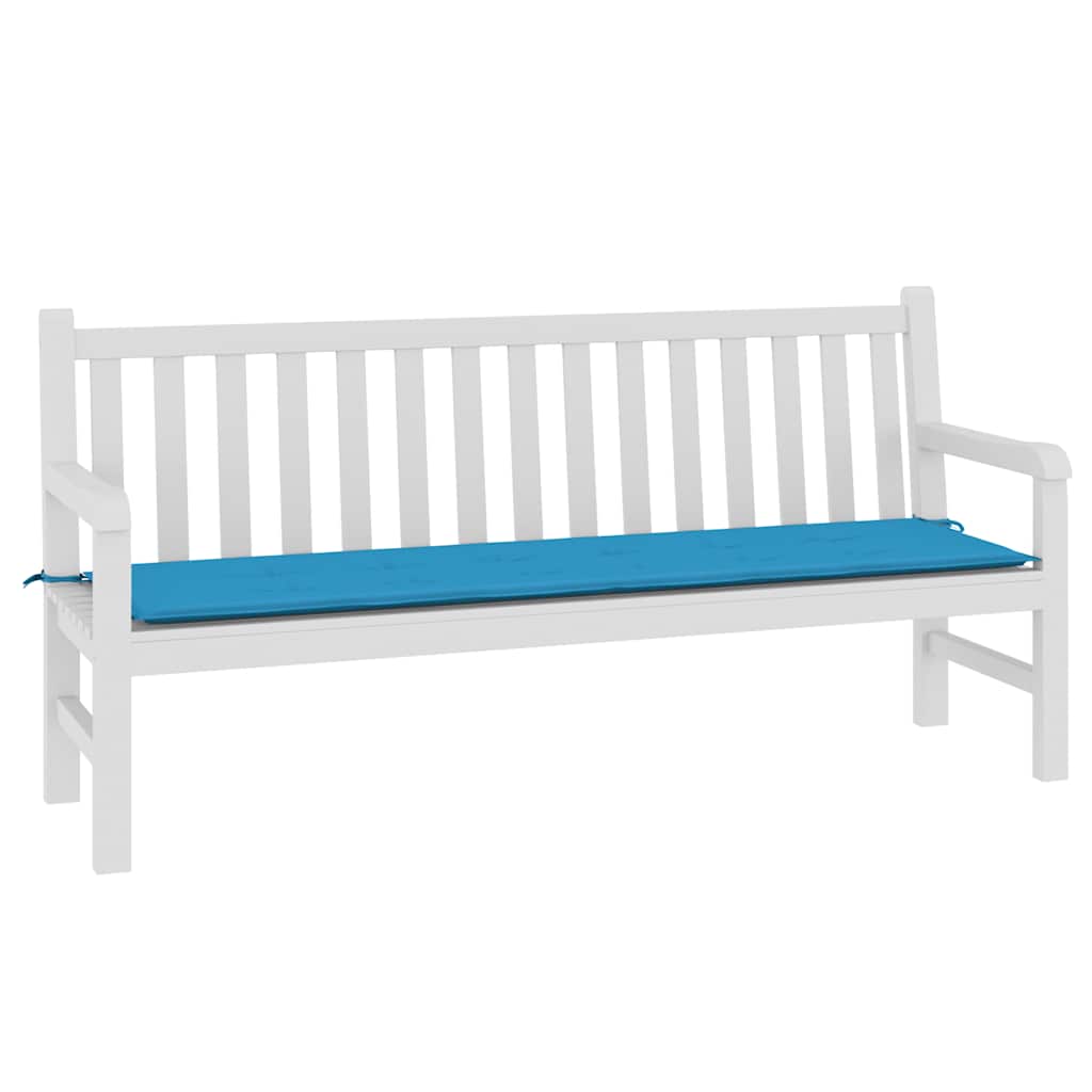Garden Bench Cushion Blue 180x50x3 cm Oxford Fabric