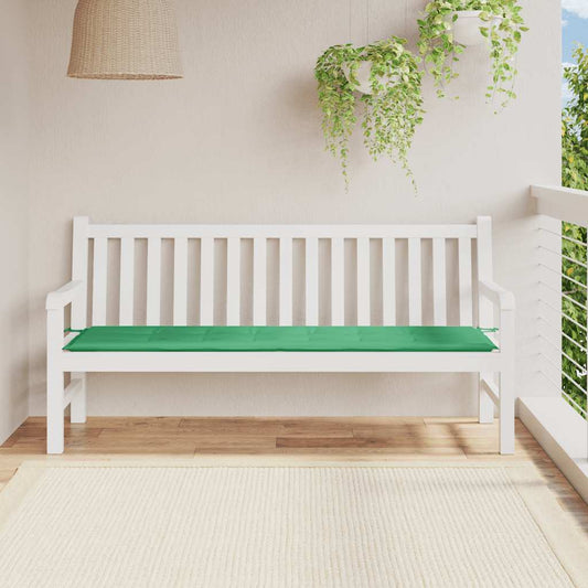 Gartenbank-Auflage Grün 180x50x3 cm Oxford-Gewebe