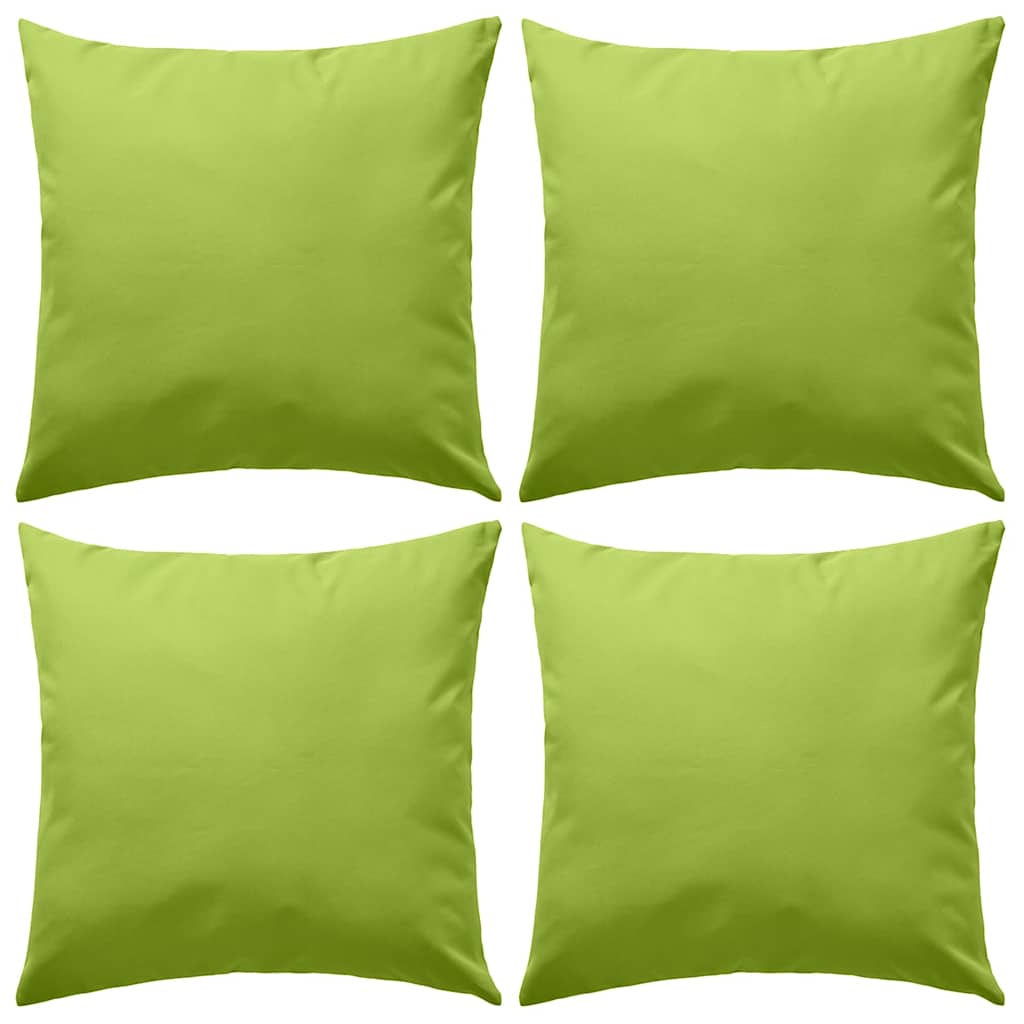 Garden cushions 4 pcs. 45 x 45 cm Apple Green