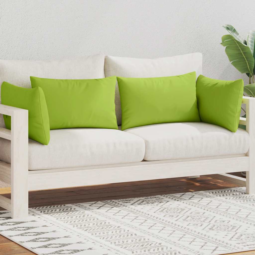 Garden cushions 4 pcs. 60 x 40 cm Apple Green
