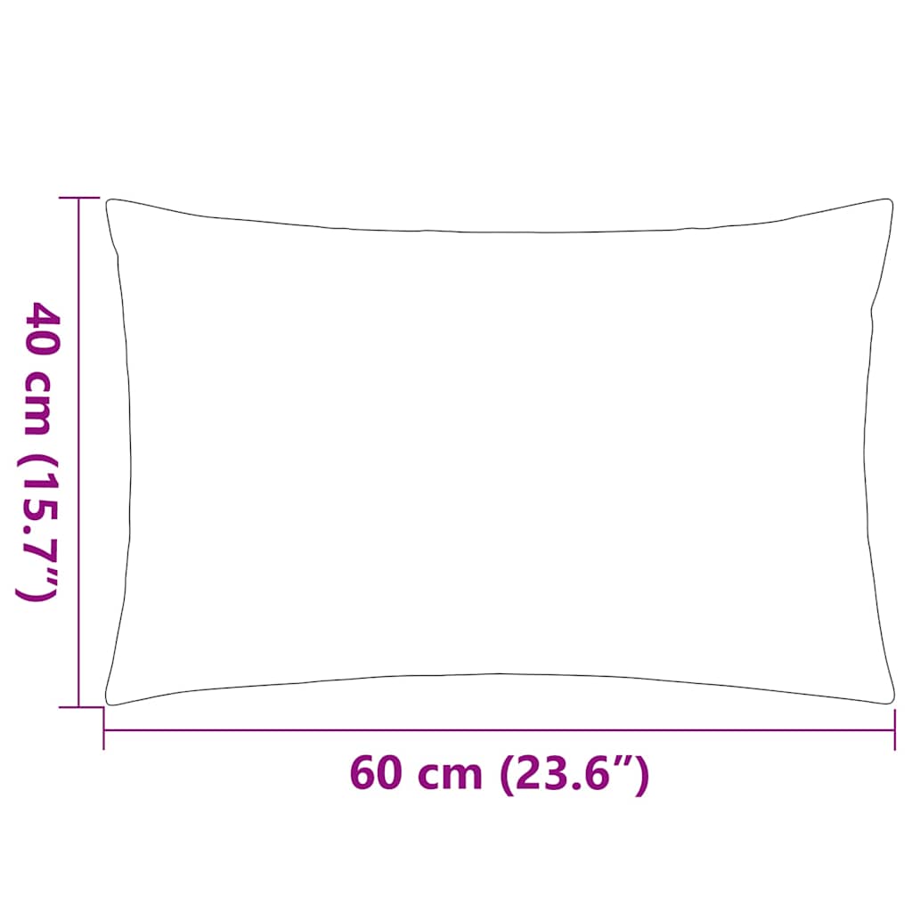 Garden cushions 4 pcs. 60 x 40 cm Apple Green