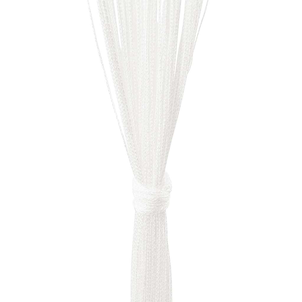 String Curtains 2 Pcs. 140 x 250 cm White