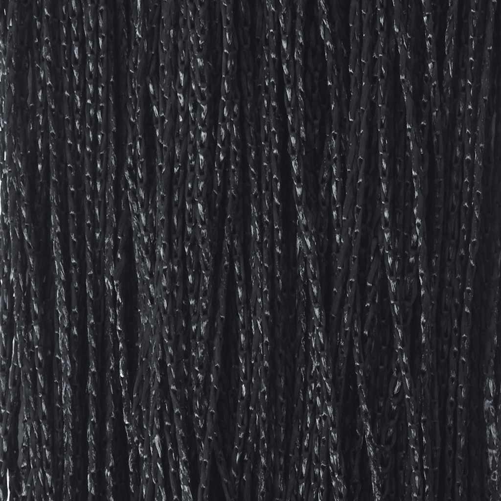 String curtains 2 pcs. 100 x 250 cm Black