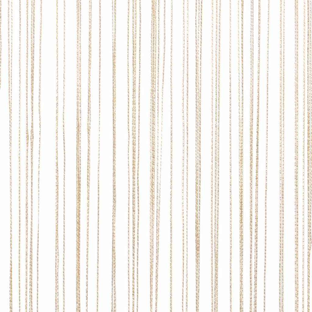 Rideaux à fils 2 pcs. 100 x 250 cm Beige