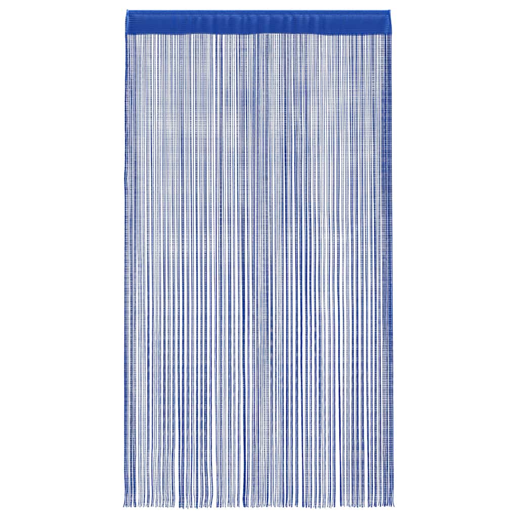 Fadenvorhänge 2 Stk. 140 x 250 cm Blau