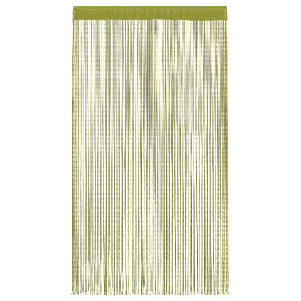 Rideaux à fils 2 p. 100 x 250 cm Vert