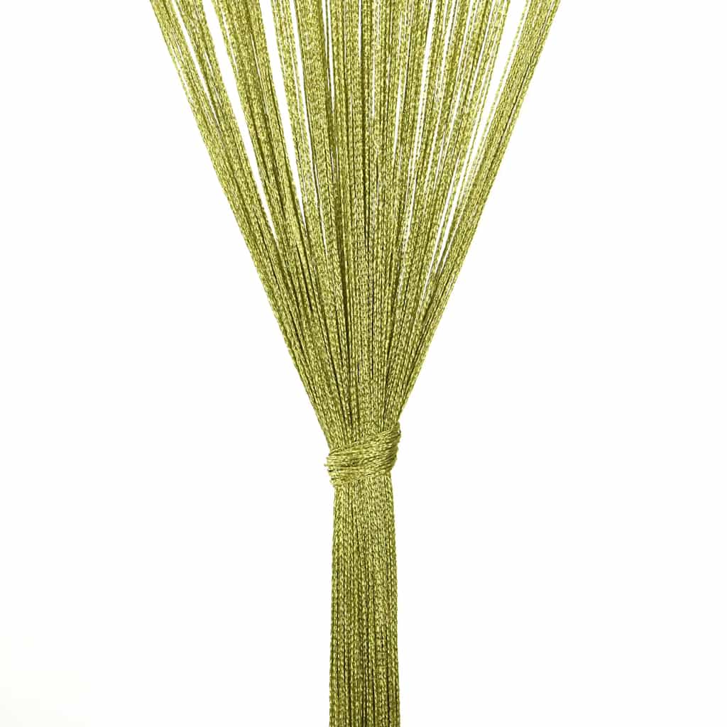 Rideaux à fils 2 p. 100 x 250 cm Vert