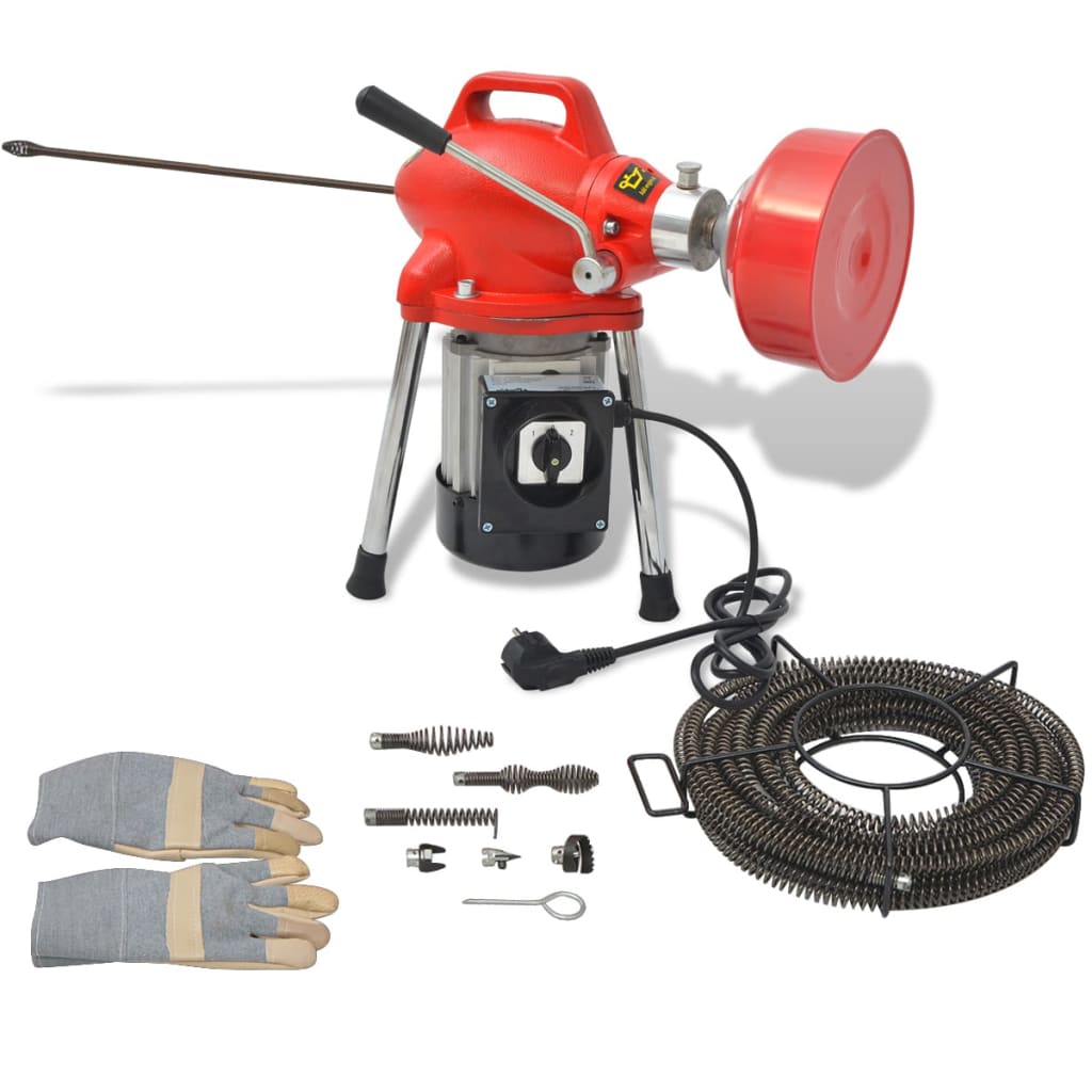 Drain Cleaning Machine 250W 12.5mx16mm / 4.5mx9.5mm