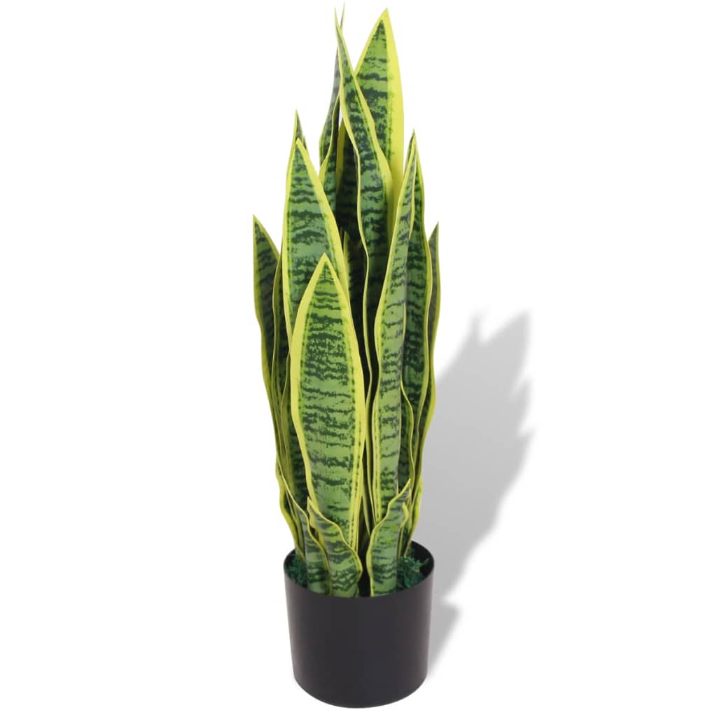 Artificial Sansevieria Snake Plant with Pot 65 cm Green