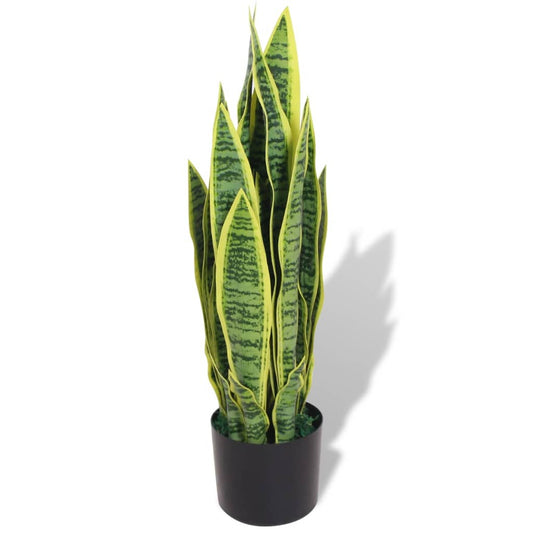 Sansevière artificielle avec pot 65 cm vert