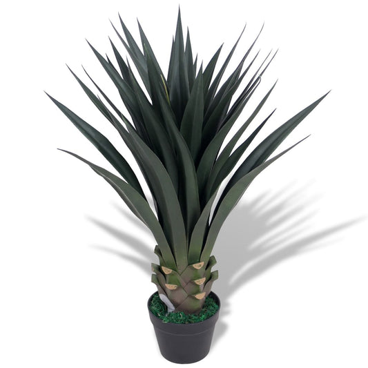 Plante artificielle Yucca avec pot 85 cm Vert