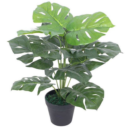 Plante artificielle Monstera avec pot 45 cm Vert
