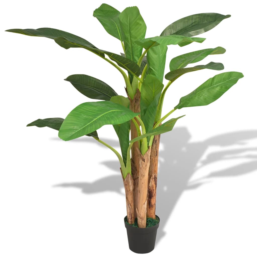 Artificial Banana Tree with Pot 175 cm Green