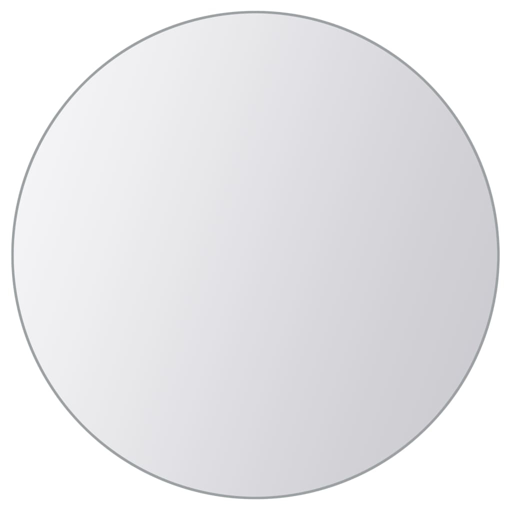 Set de 8 carreaux miroirs ronds en verre
