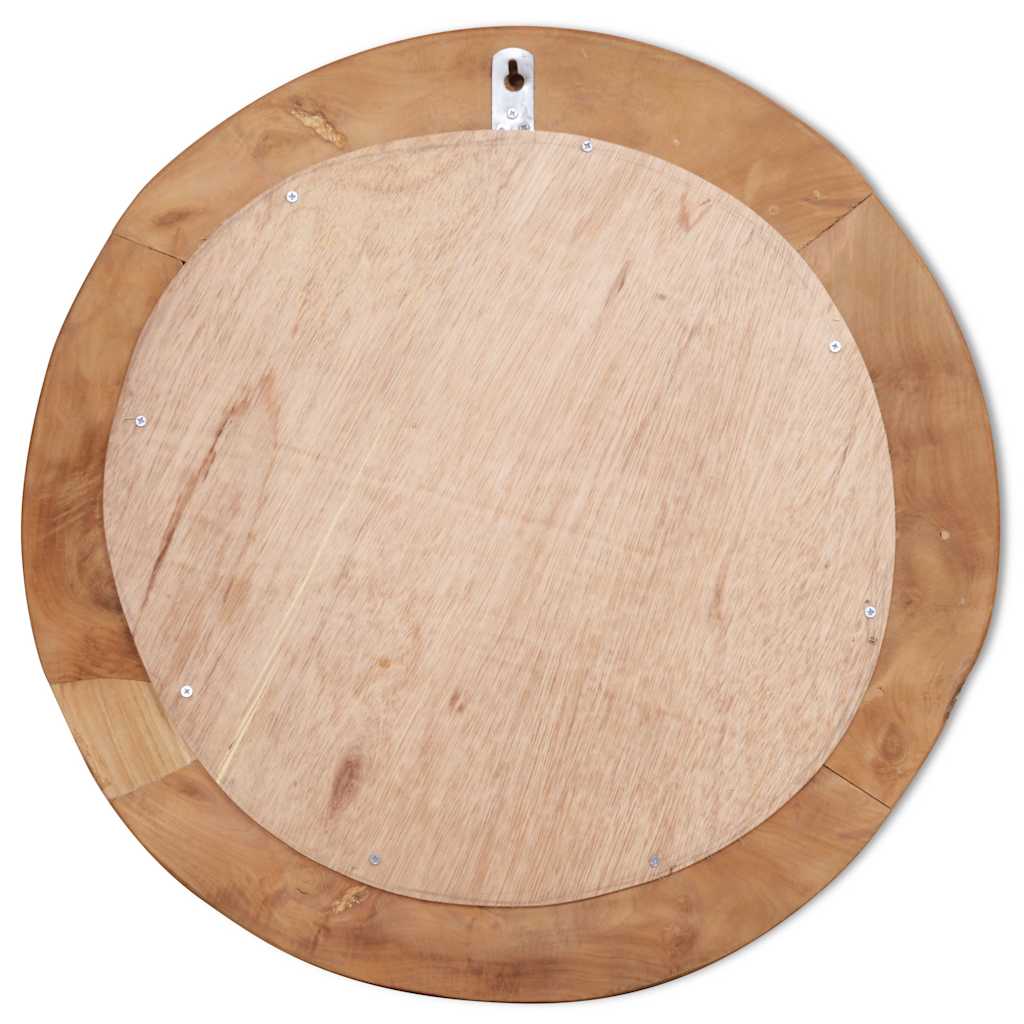 Decorative Teak Mirror 60 cm Round