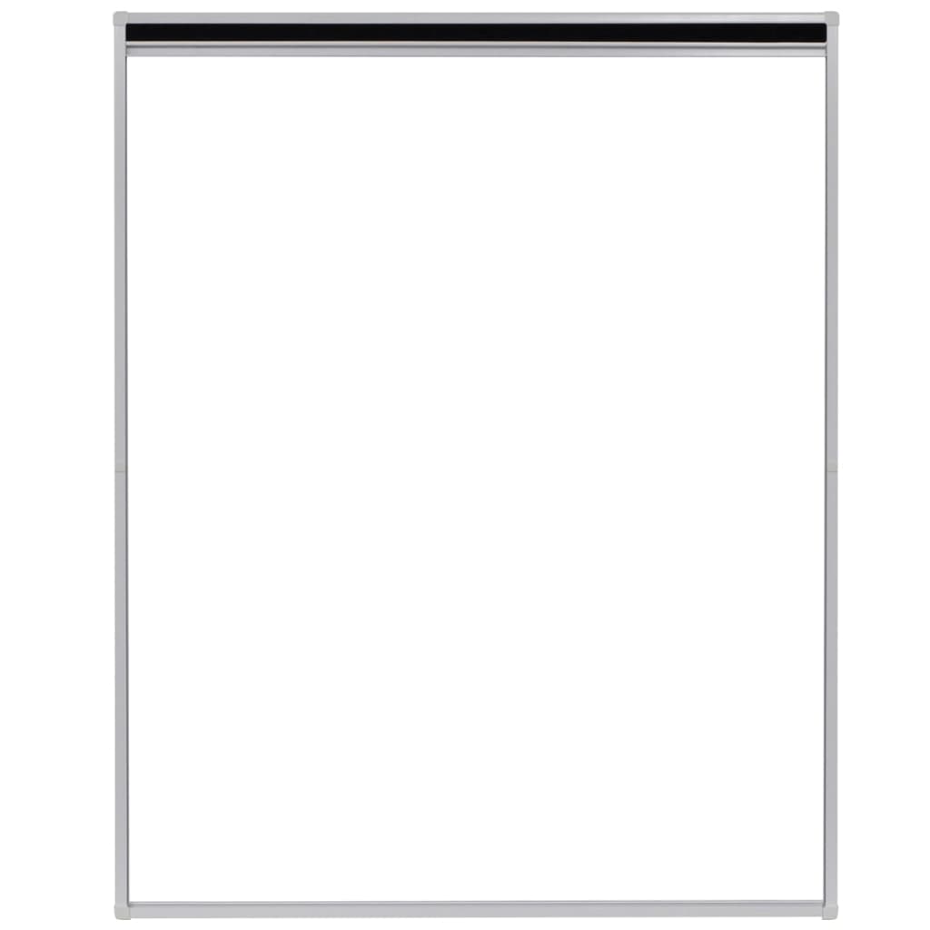 Moustiquaire plissée pour fenêtre Aluminium 80 x 100 cm