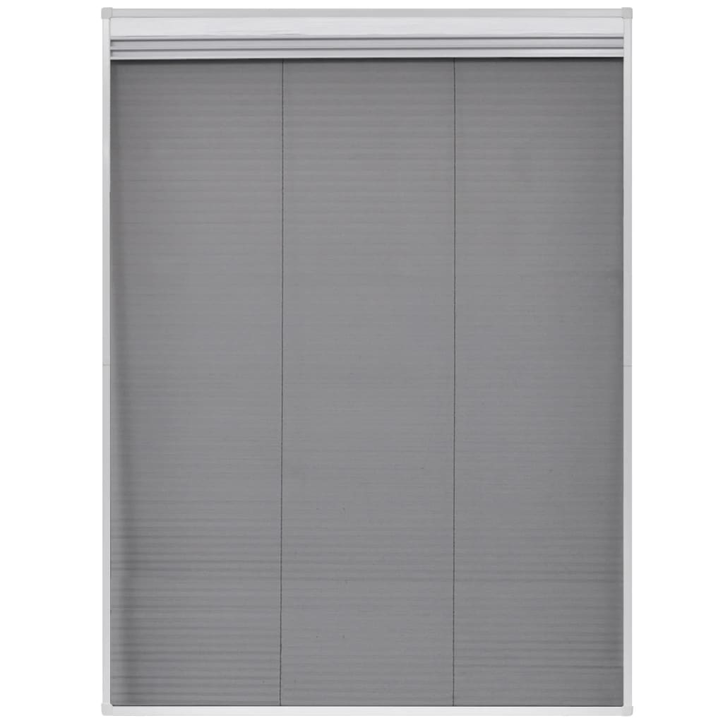 Insect Screen Pleated Blind for Window Aluminum 60x80 cm