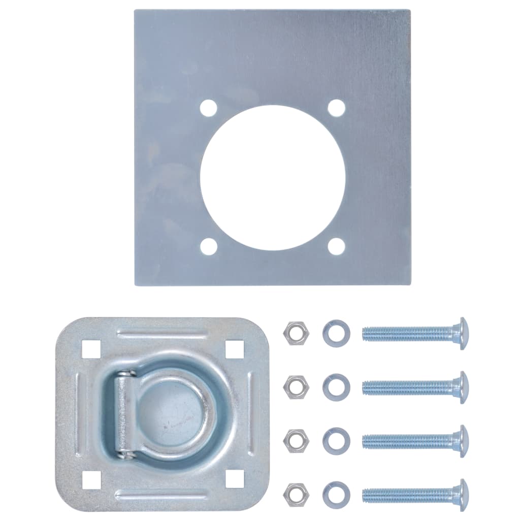 Lashing Eyes for Trailers, 6 pcs., Galvanized Steel, 2000 kg