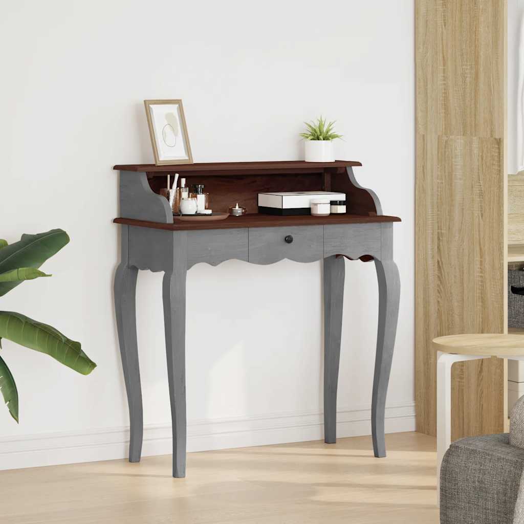 Desk Solid mahogany wood 80x40x92 cm