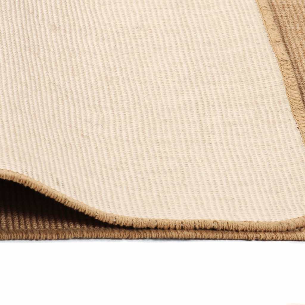 Rug Jute with Latex Backing 70x130 cm Natural