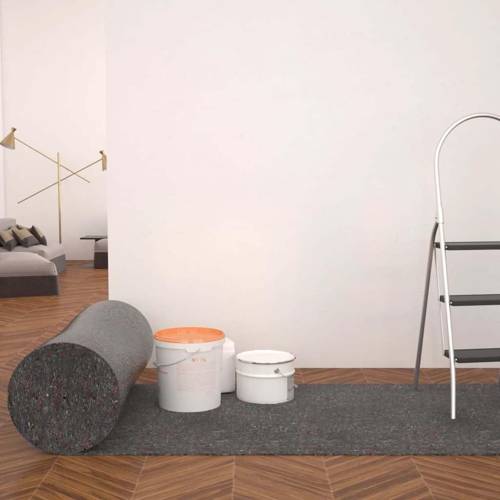 Non-slip painter's fleece 2 pcs. 50 m 180 g/m² Grey