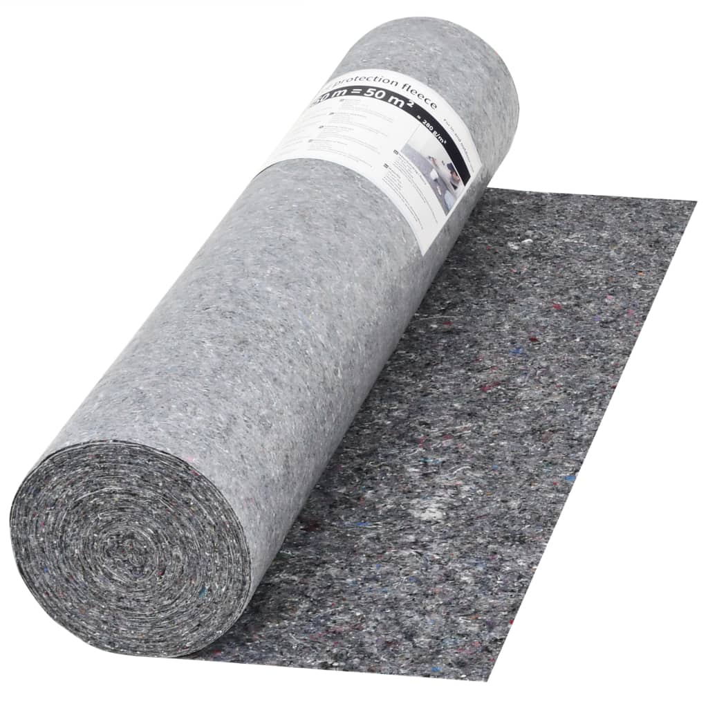Non-tissé de peintre antidérapant 50 m 280 g/m² Gris
