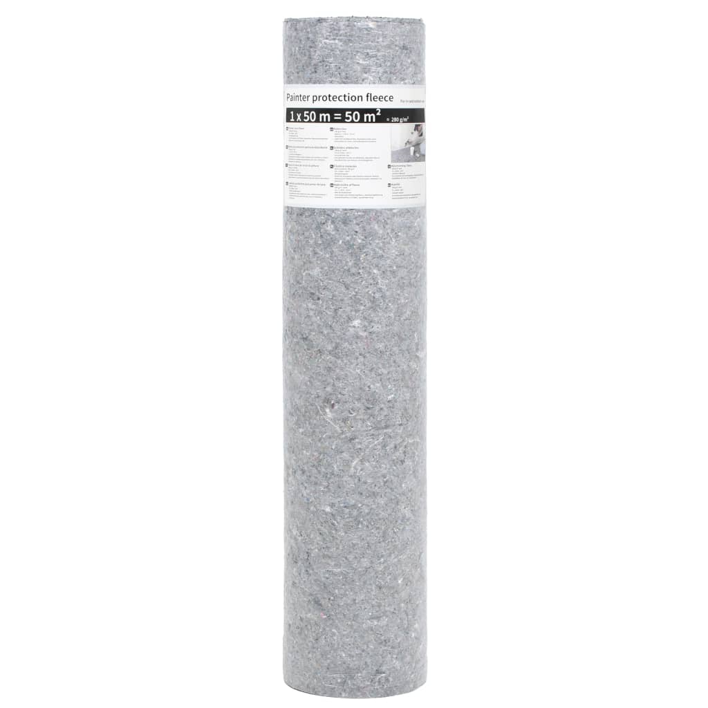 Non-tissé de peintre antidérapant 50 m 280 g/m² Gris