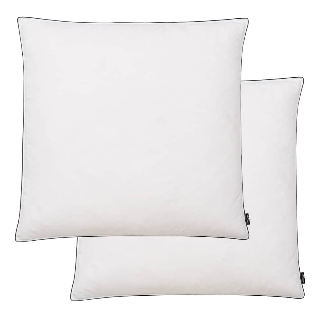 Pillows 2 pcs. Down/feather filling Light 80x80 cm White