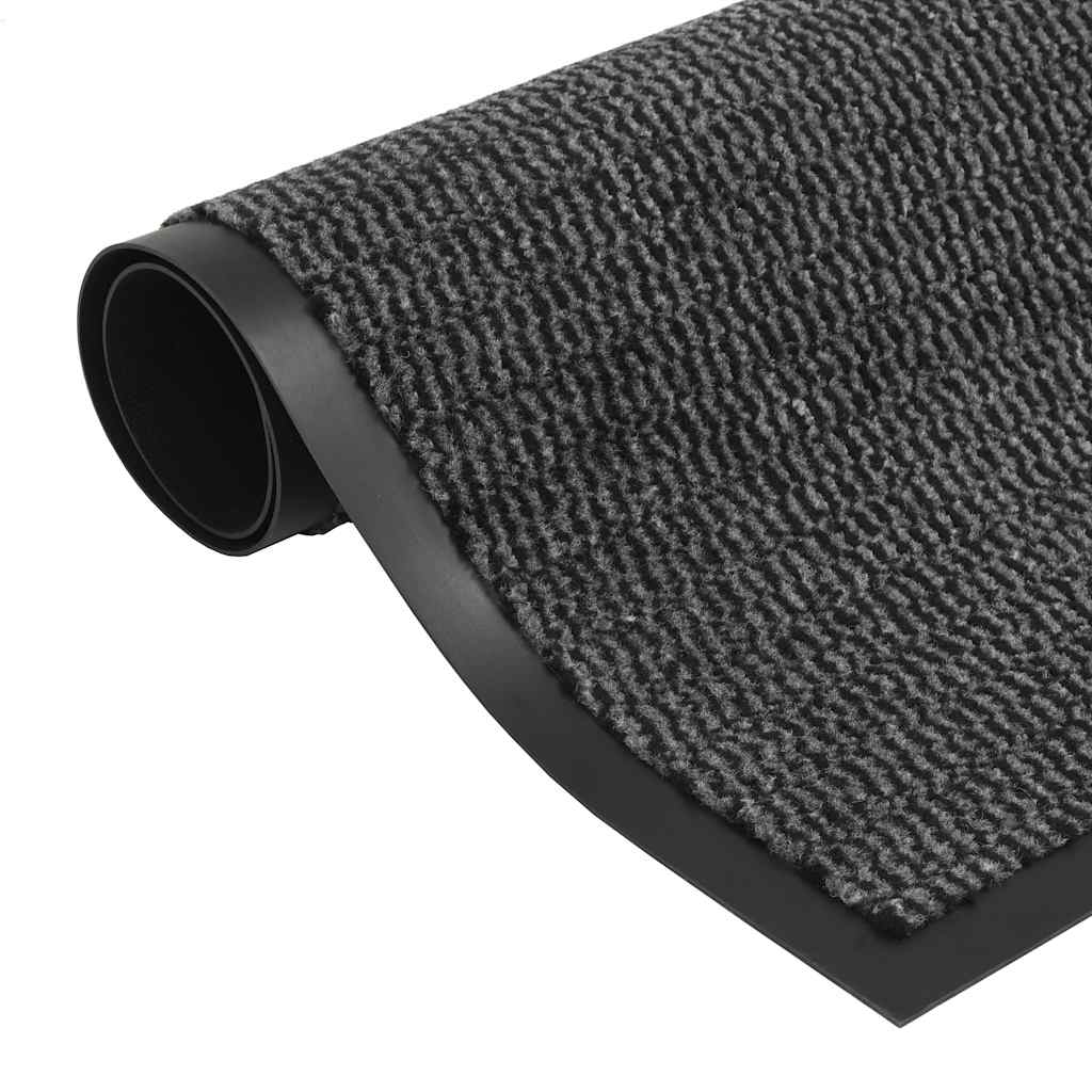 Paillasson rectangulaire tufté 40x60 cm anthracite
