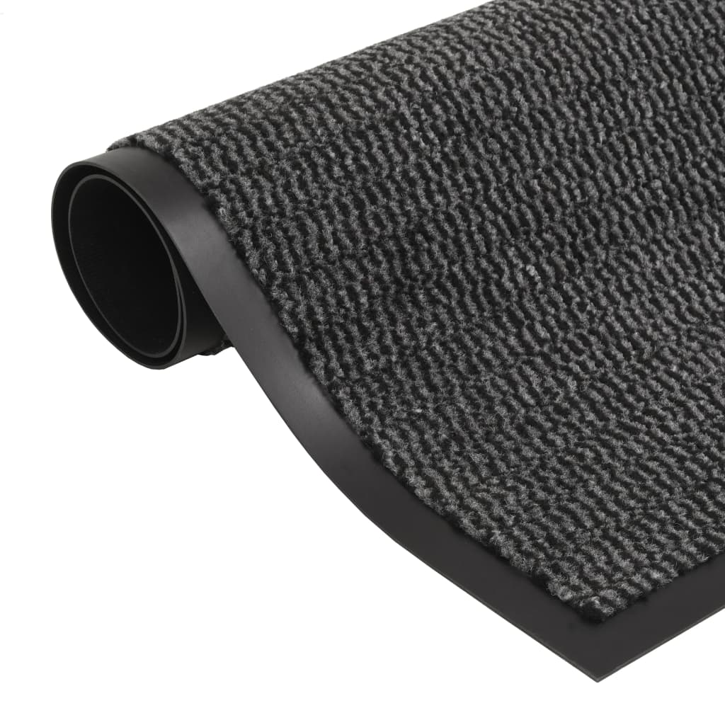 Paillasson rectangulaire tufté 60x90 cm anthracite