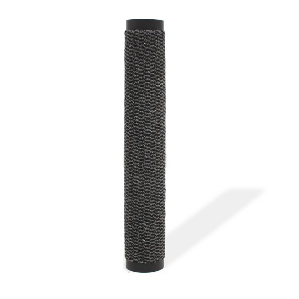 Paillasson rectangulaire tufté 60x90 cm anthracite