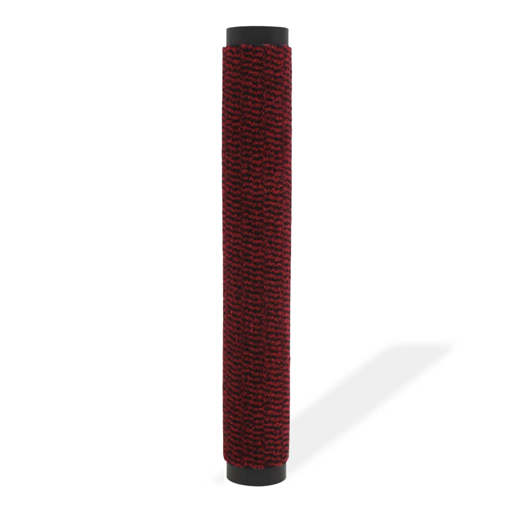 Rectangular Tufted Dirt Trapper Mat 80x120 cm Red
