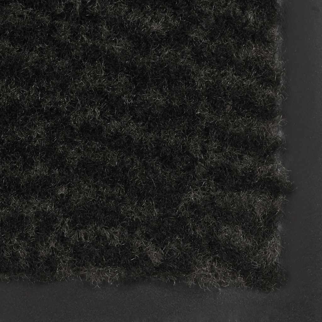 Paillasson rectangulaire tufté 120x180 cm Noir
