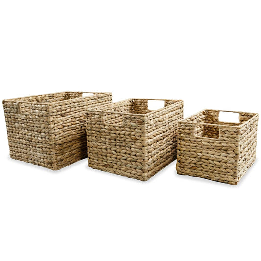 Basket Set 3 pc. Water Hyacinth