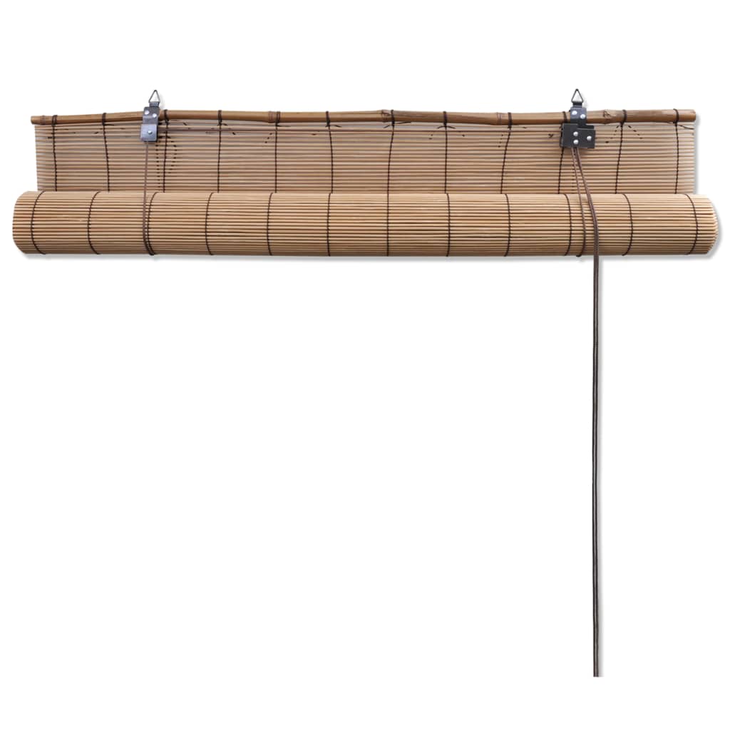 Bamboo Blind 150x160 cm Brown