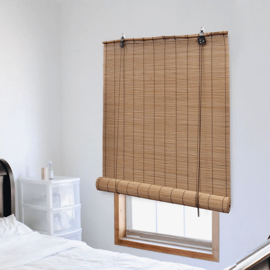 Bamboo Blind 150x160 cm Brown