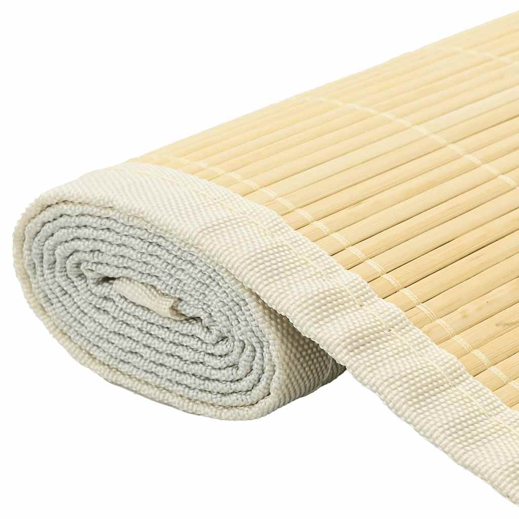 Bamboo Rug 100 x 160 cm Natural